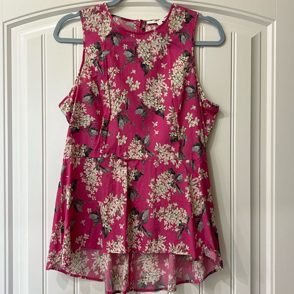 Antonio Melani and Liberty Fabric peplum top